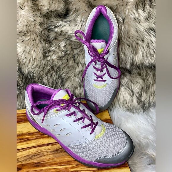 Vionic  Venture Womens Sneakers Size 8.5/39.5EU Purple Grey Lace Up Shoee - Picture 3 of 9